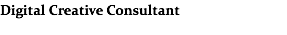 Digital Creative Consultant